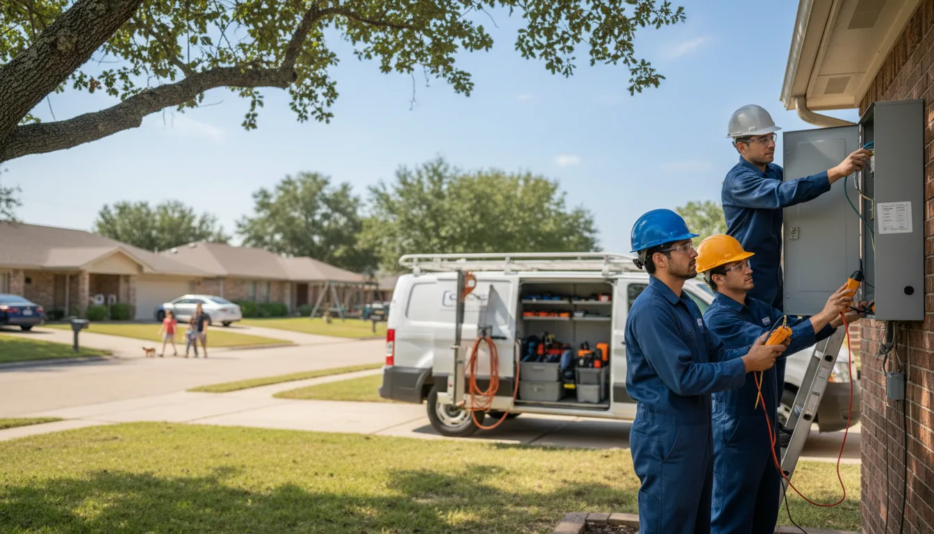 Certified electrician providing emergency electrical services in Taft, TN